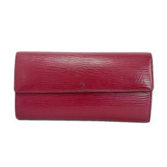 Louis Vuitton Portefeuille Sarah Long Wallet Fuchsia Leather - Picture 1 of 5